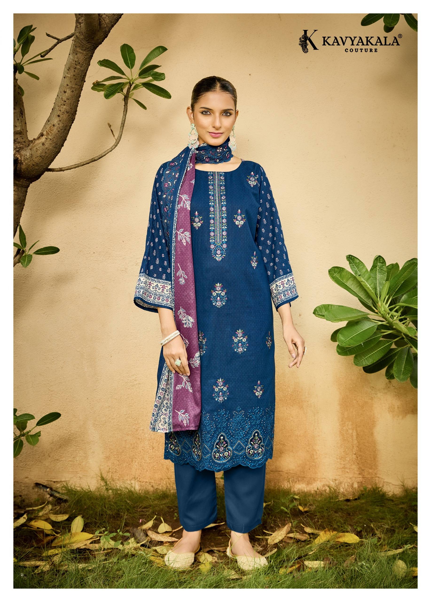 AAFREEN BY KAVYA‎‎ KALA 1001 To 1006 Series Beautiful Festive Suits Stylish Fancy Colorful Casual Wear & Ethnic Wear Lawn Cotton Print Dresses At Wholesale Price